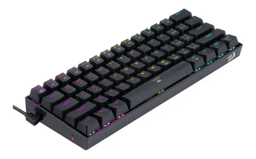 Teclado Rgb Mecanico Qwerty Idioma Español Sin Numerico