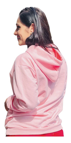 Imagem 4 de 6 de Blusa Moletom Canguru Feminino Blusa De Frio Lisa