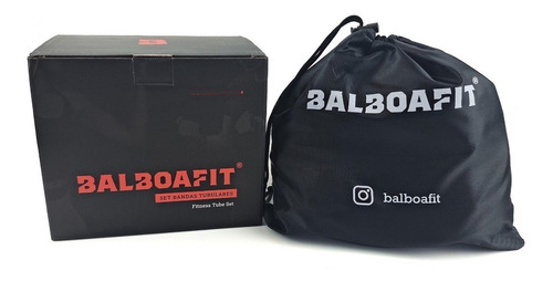 Imagen 4 de 7 de Kit Bandas Elásticas Entrenamiento Ejercicio Gym Balboafit