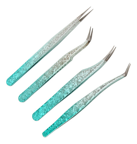Pinzas Adhesivas Para Uñas, Ligeras, Versátiles, De Punta Fi