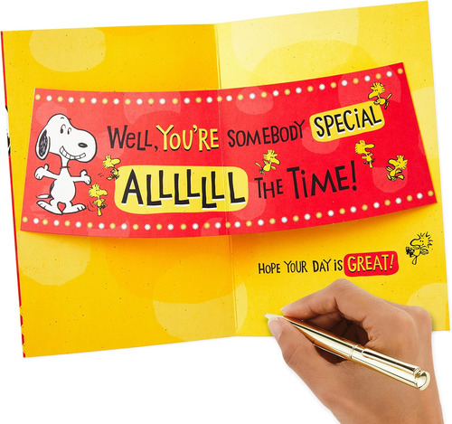 Paquete De 2 Tarjetas De Cumpleaños De Peanuts (snoopy...