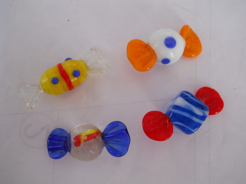 Imagen 3 de 3 de 52 U. Gemas De Vidrio + 4 U. Caramelos De Vidrio