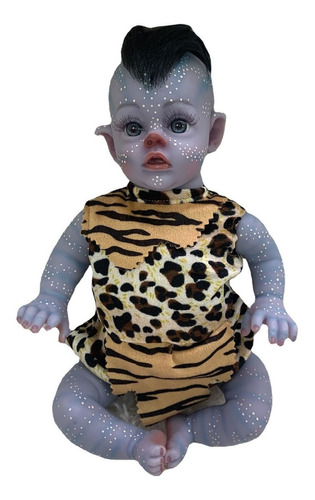 Muñeca Reborn Avatar Bebé Silicona Recién Nacido Realista 30