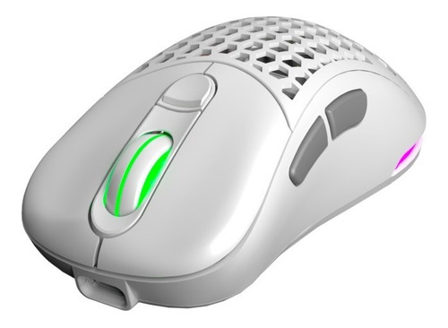 Imagen 2 de 10 de Mouse Gaming Inalámbrico Vsg Aquila Fly Blanco 16000dpi Rgb
