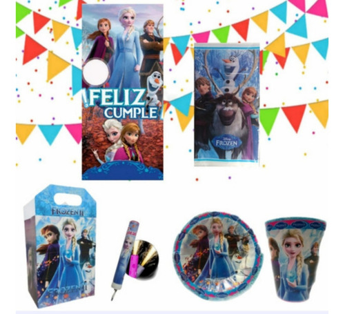 Frozen 2 Paquete Artículos De Fiesta 50 Personas