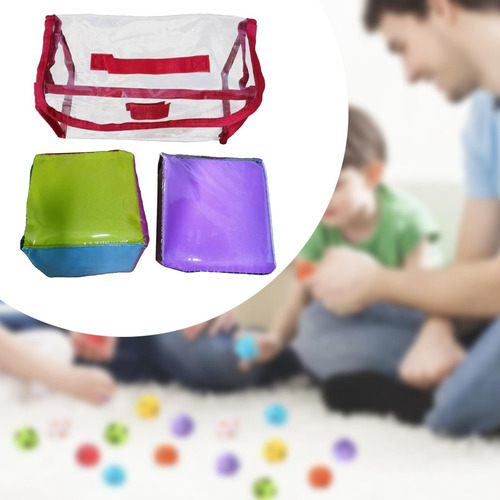 2 Dados Educativos Con Ranura Para Tarjetas, Dados Blandos