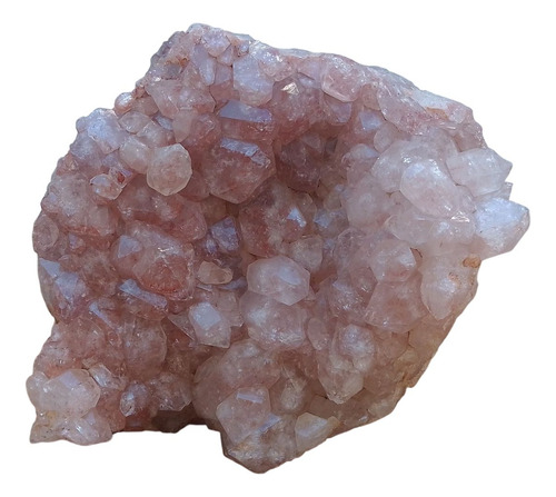Piedra Drusa De Cuarzo Rosa 14 Cm De Largo 1315 Gramos (Usado)