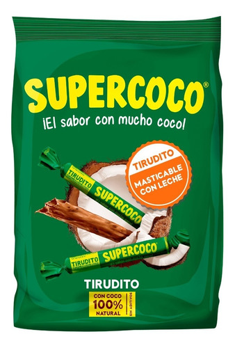 Supercoco Tirudito Bolsa 50und - Unidad