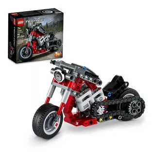 LEGO® Technic™ 42132 Moto; juguete “2 en 1” para niños a partir de 7 años; regalo niño (163 piezas)
