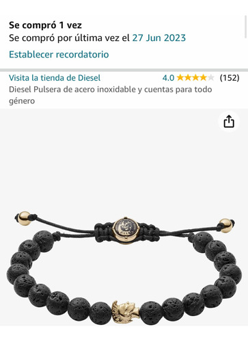 Diesel Pulsera De Acero Inoxidable