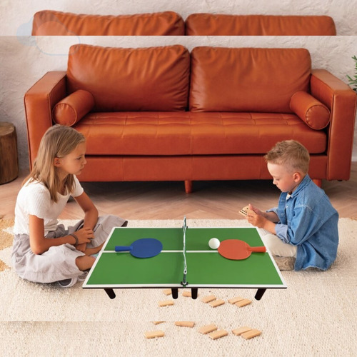 Mesa De Ping Pong Portatil Mini Juego 20 Pulgadas Isakito