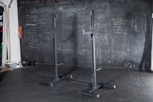 Rack Pesado Para Sentadilla Y Pecho Supremacy-negro Y Rojo