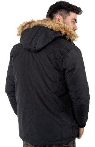 Imagen 4 de 8 de Campera Parka Hombre Impermeable Reversible Jamens Importada