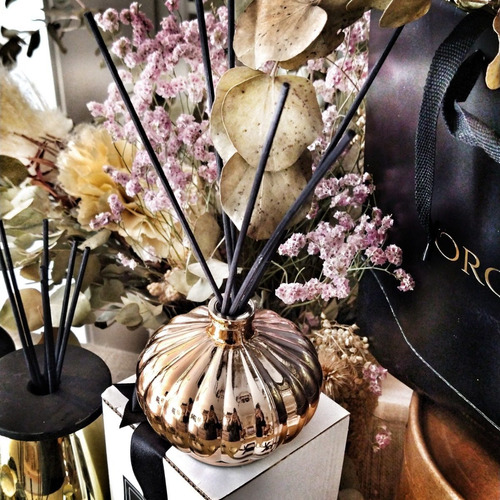 Imagen 2 de 3 de Frasco Difusor Decorativo Vidrio Con Varillas