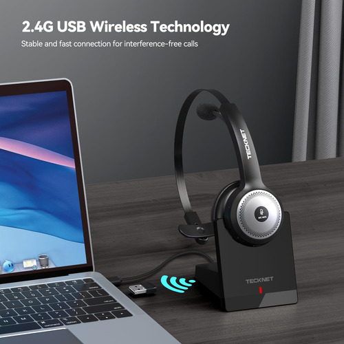 Auriculares Inalámbricos Tecknet Bluetooth 5.0 Con Micrófono