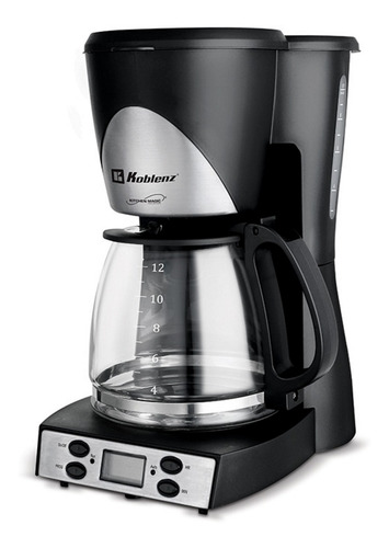 Cafetera Programable 12 Tazas Ckm 212 Pin Negro Koblenz