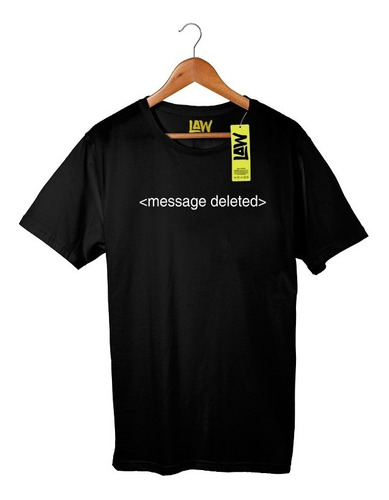 Remera Twitch Message Deleted - Mensaje Eliminado - Unisex