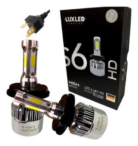 Cree Led Cob S6 Premium H4 9004 9007 Alta Y Baja 16000 Lumen