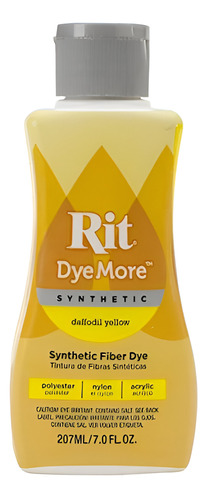 Rit Dye More Anilina Liq Fibra Sintetica 207ml Daff Yellow