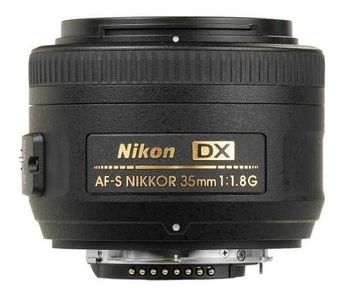 Imagem 1 de 3 de Lente Nikon Af-s Dx Nikkor 35mm F/1.8g Dsrl Autofoco+parasol