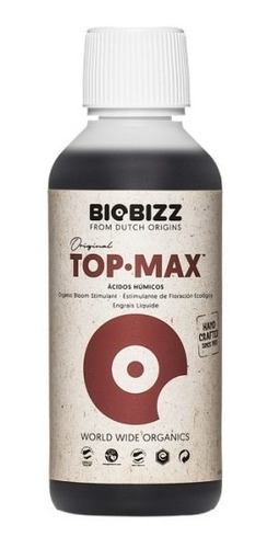 Adubo Liquido Indoor Bio Bizz Top Max 250ml 100% Orgânico