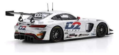 Miniatura Mercedes Amg Gt3 #1 D2 British Gt 2023 1/43 Spark