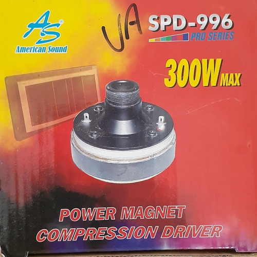 Imagen 1 de 1 de M12 Driver De Sonido Americasound 300w 8ohm 1pulgada