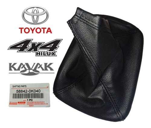 Imagen 4 de 5 de Forro De Palanca 4×4 Toyota Hilux Kavak