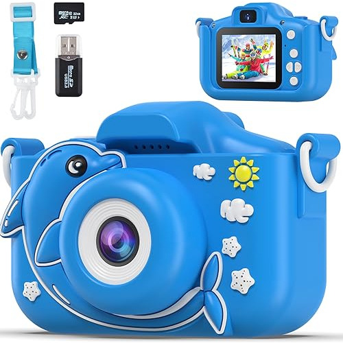 Qemixly Juguetes De Cámara Para Niños Con Cubierta De Sili