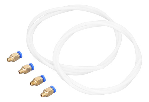 Kit De Tubos Neumáticos De Ptfe Con Neumático De Latón Pc4-m