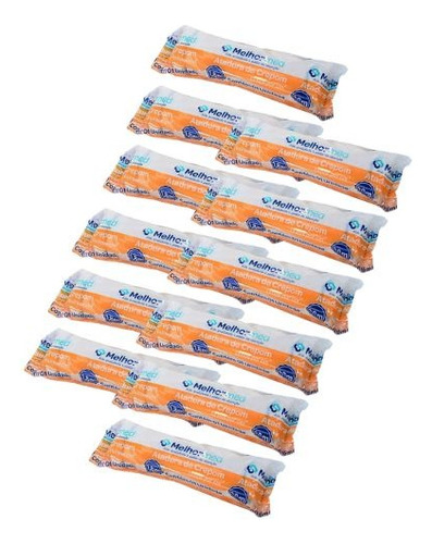 Kit C/72 Faixa Atadura De Crepom 13 Fios 10cm 1,8m Melhormed