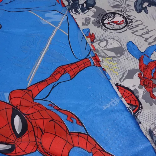 Jogo de Cama Infantil Lepper The Amazing Spider-Man 2 peças Azul - Compre  Agora