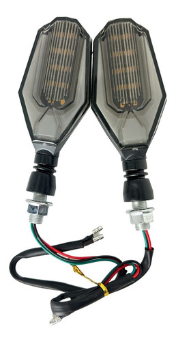 Luz Direccional Ambar Para Motocicleta Con Gel Universal Par