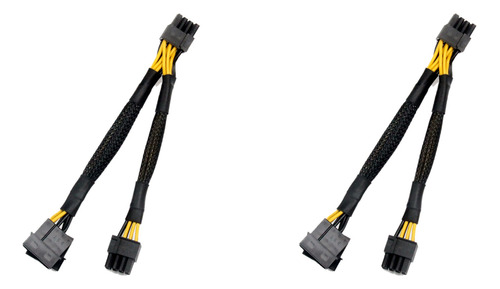 Fuente De Alimentación Dual De 2 Pines Ide Molex A Gpu Dual