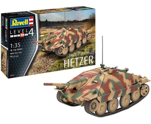 Revell 3272 Tanque Hetzer 38t 1/35 Maqueta Militar Aleman Ww