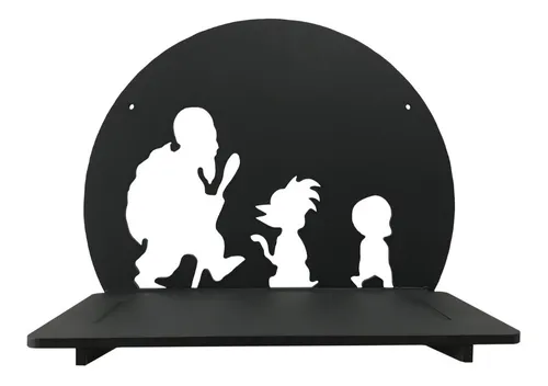 Repisa Dragon Ball, Goku, Roshi Y Krilin. Repisa Dragon Ball, Goku, Roshi Y Krilin.