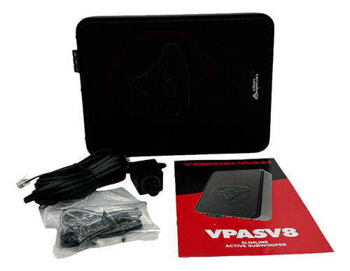 Woofer Amplificado Cerwin Vega Vpasv8 De 8 250w Color Negro