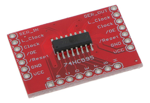 - 10 Peças 74hc595 8-bit Shift Register Dip-16 Placa Ic