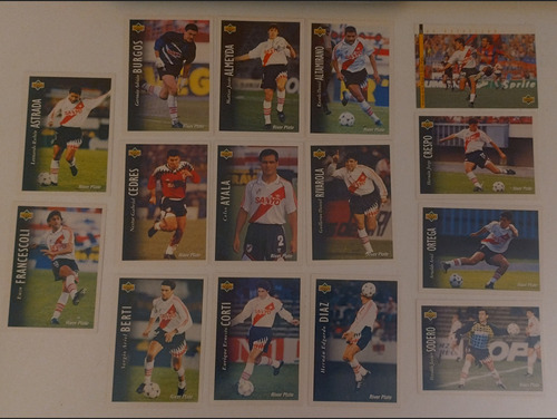 15 Figuritas Upper Deck 1995 River Plate C/u