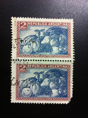 Timbres Postales Argentina Estampillas 1936-45 Linea De 2