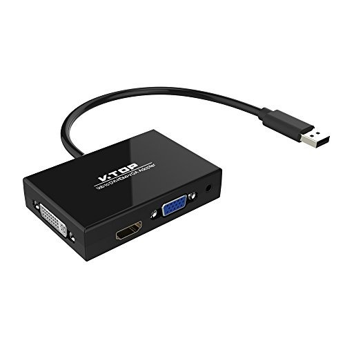 Adaptador De Tarjeta De Video Usb 3.0 A Hdmi-dvi-vga Para Mo