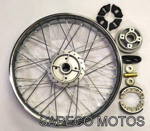 Roda Traseira Dafra Super 50 C/ Flange Completa ( Nova )