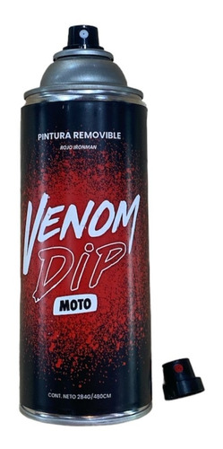 Pintura Removible Moto En Aerosol Venom Rojo.ironman Rpm®