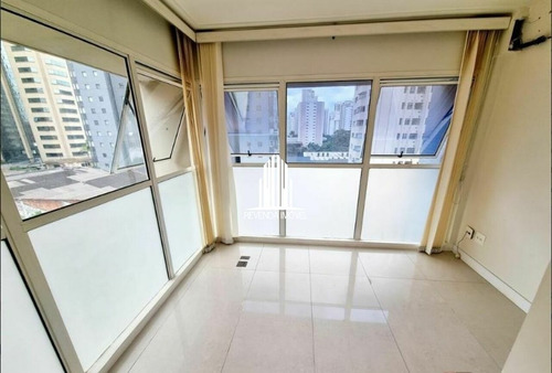 Imagem 9 de 10 de Sala Comercial Em Indianópolis 43mt 1 Vaga Edifício Villa D'este - Moema - Br30668
