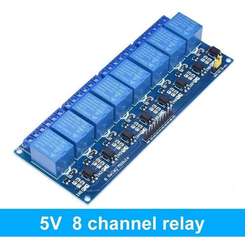 Imagen 2 de 2 de Módulo Relé 8 Canales Arduino Raspberry 12v / 5v Microcontro