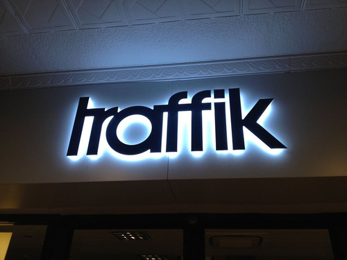 Letra Caixa Pvc Expandido Led 3d Retroiluminado Externo Luz