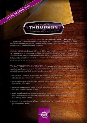 Imagen 3 de 10 de Biblia Thompson Edición Especial Para El Estudio Bíblico