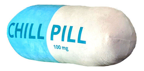 Cojin Decorativo Almohada Pildora Capsula Doctor Chill Pill