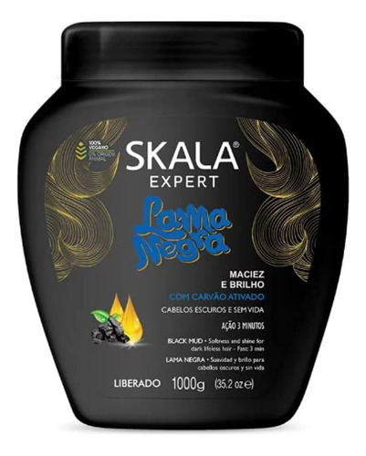 Skala - Experto - Creme De Tratamento Lama Negra 2.2lbs - Re