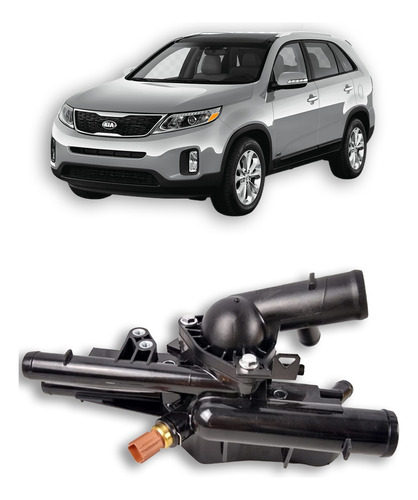 Carcaça Valvola Termostática Kia Sorento 2.4 16v 25600-2g500